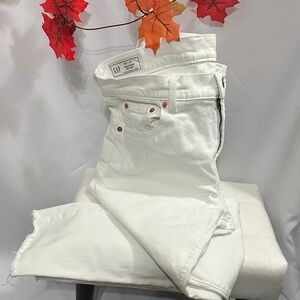 GAP Women's Cream Ankle Jeans